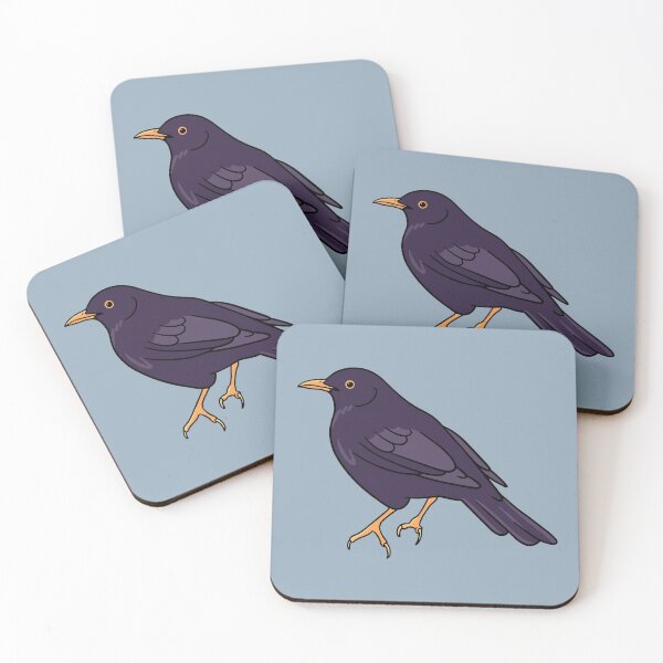 Item preview, Colorful Blackbird Animal Illustration designed and sold by SLAG-Creative.