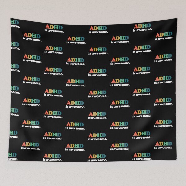 Item preview, ADHD is Awesome designed and sold by MinimalSketches.