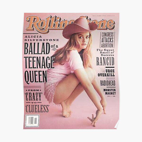 Rolling Stone Alicia Silverstone Poster