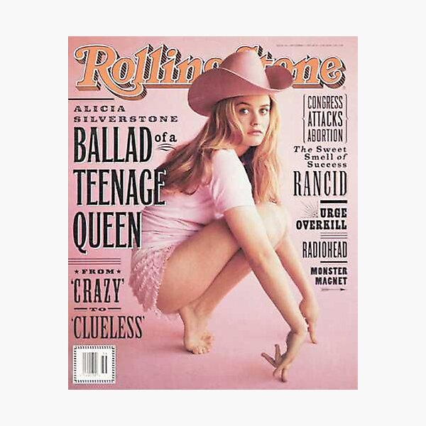 Rolling Stone Alicia Silverstone Photographic Print