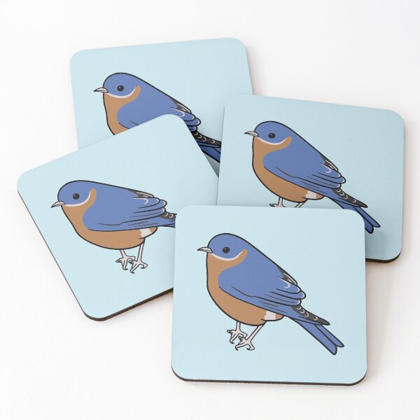 Item preview, Colorful Bluebird Animal Illustration designed and sold by SLAG-Creative.