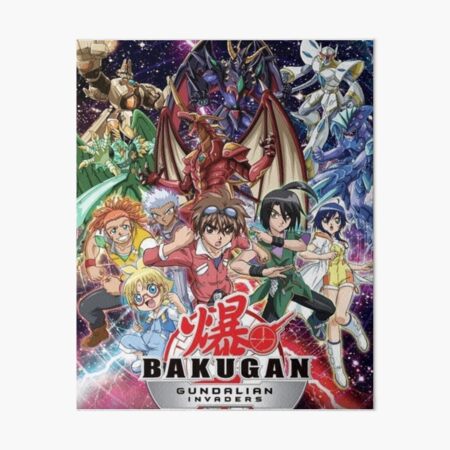 Bakugan Battle Brawlers Characters 2 HD Art Board Print by DisenyosBubble