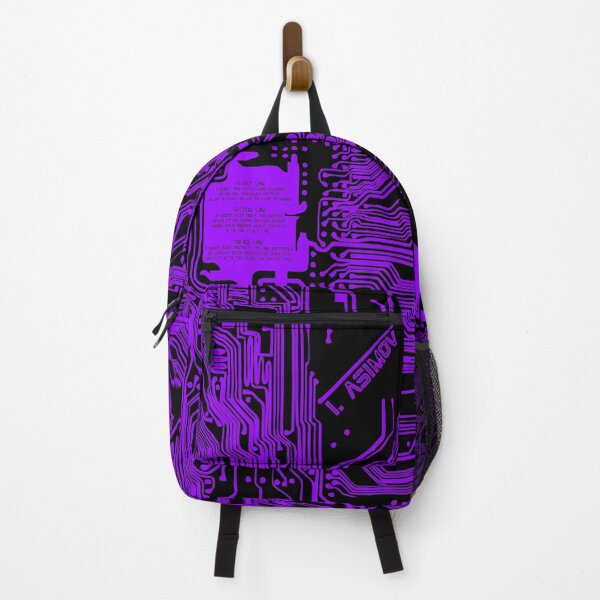Item preview, Purple computer electronic circuit, Asimov tribute designed and sold by angelisart.