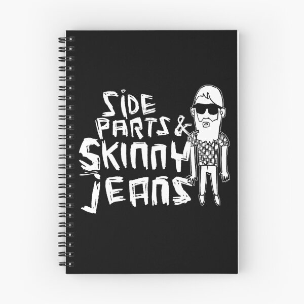 Item preview, Side Parts And Skinny Jeans designed and sold by badlydrawnbabe.
