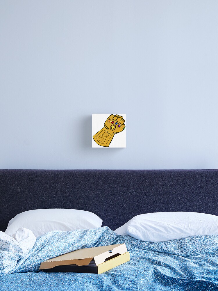 Thumbnail 2 of 3, Canvas Print, Infinity Gauntlet designed and sold by HallidayDesigns.
