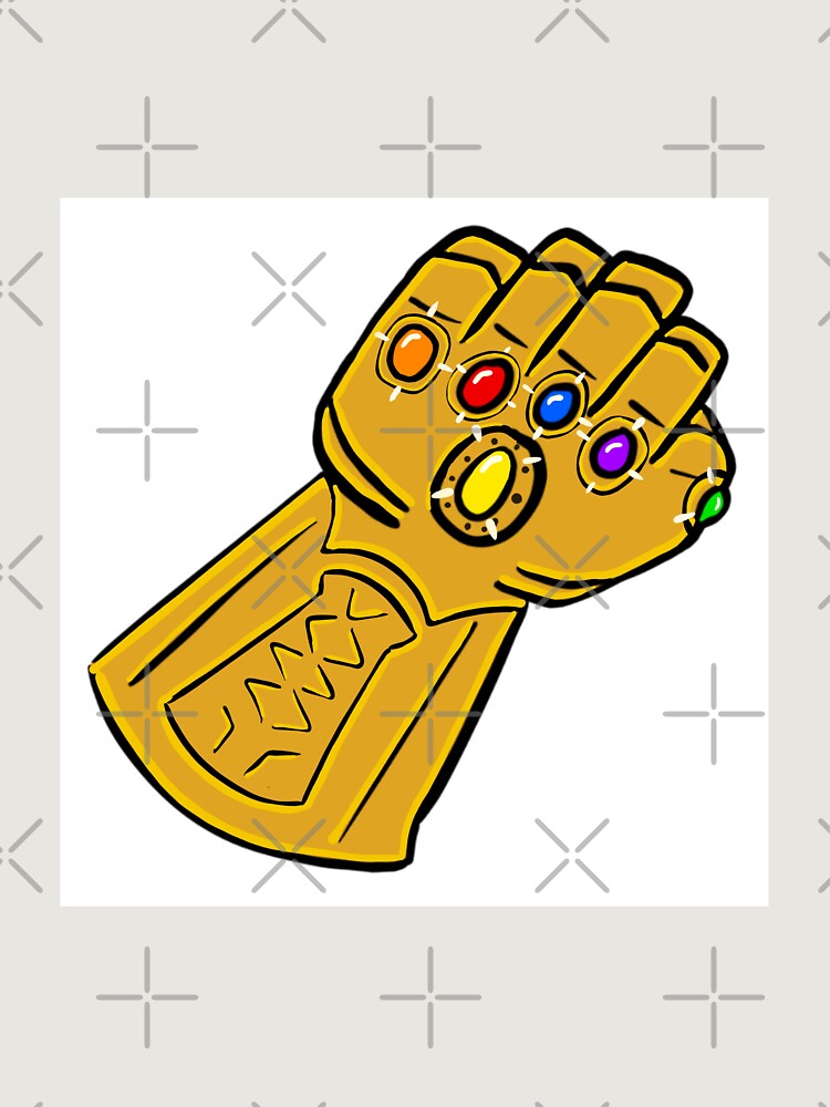 Thumbnail 6 of 6, Premium Oversized Sweatshirt, Infinity Gauntlet designed and sold by HallidayDesigns.