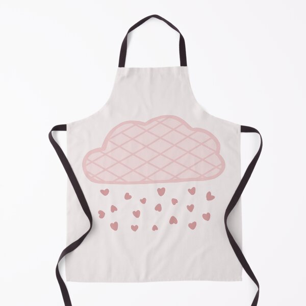 Item preview, Pink heart raining cloud/ darker version/ stripes designed and sold by muffinstandd.