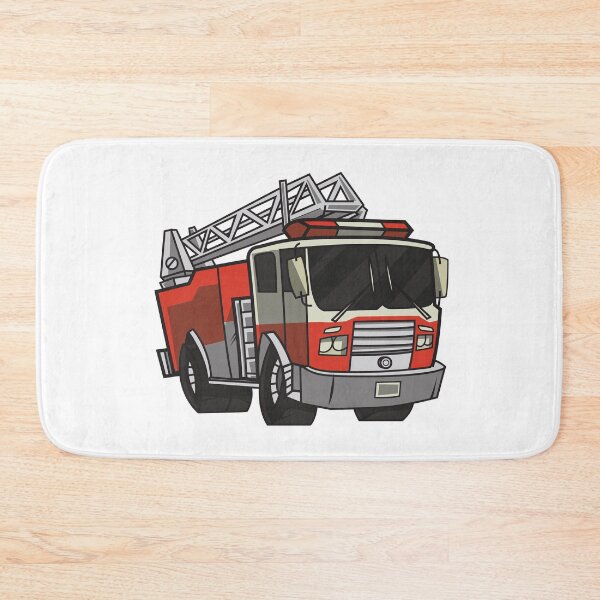 Item preview, Firetruck Illustration designed and sold by infleims.