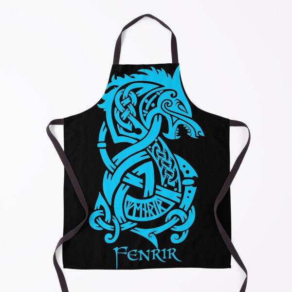 Item preview, Blue Fenrir Wolf designed and sold by celthammerclub.