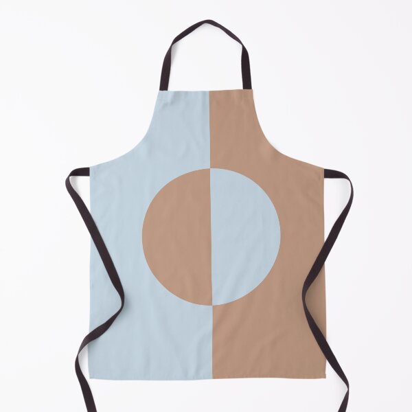 Item preview, Brown Pastel Blue Minimal Half Circle Design 2021 Color of the Year Canyon Dusk Plus Blue Me Away designed and sold by ColorOfTheYears.