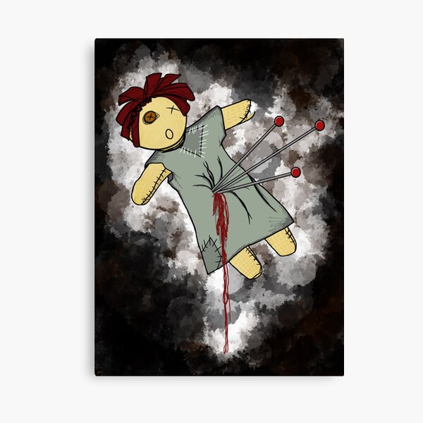 Voodoo doll Canvas Print