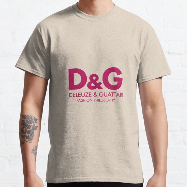 Deleuze - Guattari - Philosophie de la mode - Magenta T-shirt classique