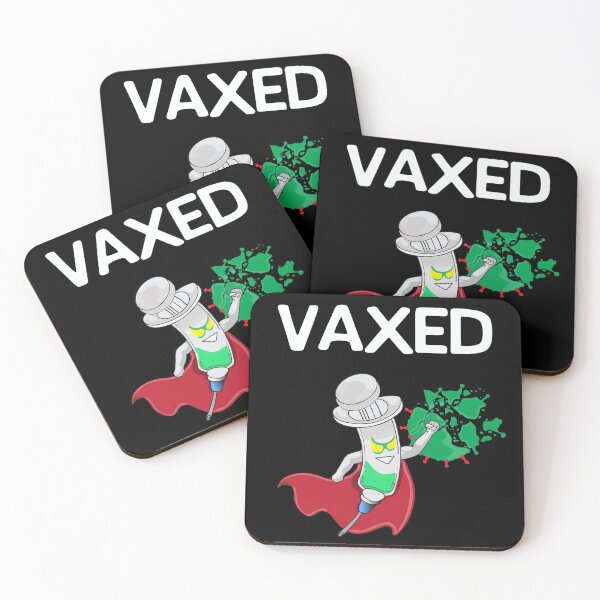 Item preview, Vaxed - Superhero Vaccine beating Virus designed and sold by trendistic.