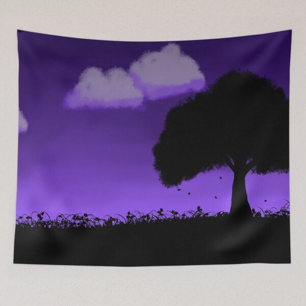 Item preview, purple sky tree designed and sold by buttercupshrimp.