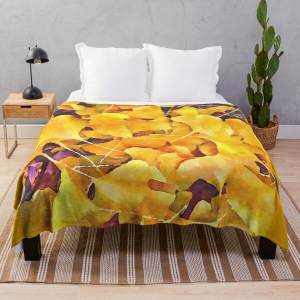 Item preview, Gingko Gold Impressions Minimalist art work designed and sold by EdwardMonet.