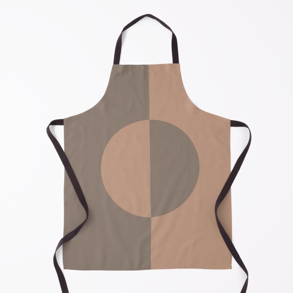Item preview, Brown Clay Minimal Half Circle Design 2021 Color of the Year Canyon Dusk Plus Bridle Leather designed and sold by ColorOfTheYears.