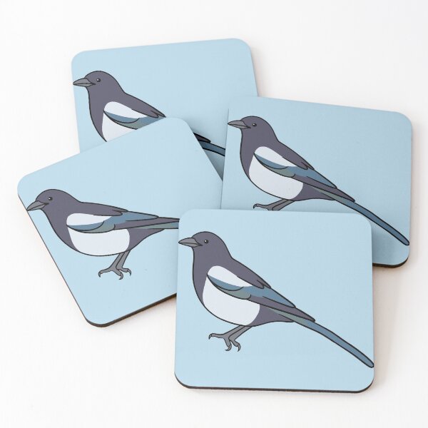 Item preview, Colorful Magpie Animal Illustration designed and sold by SLAG-Creative.