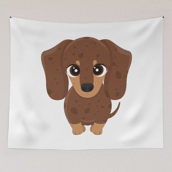 Item preview, Loving and Cuddly Dapple Dachshund designed and sold by TeckelStore.