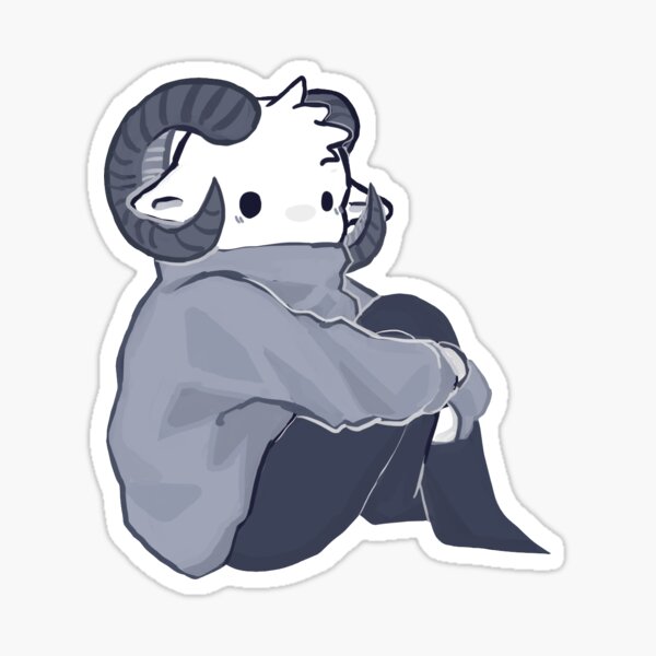 Jschlatt sittin Sticker