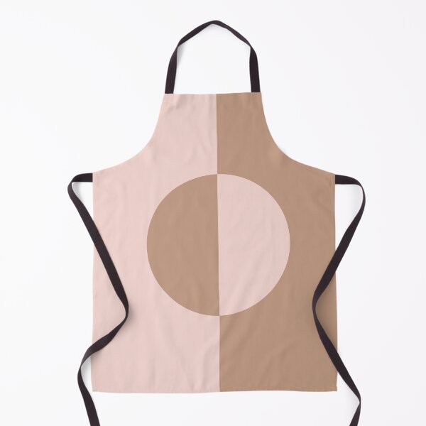 Item preview, Brown Pastel Pink Minimal Half Circle Design 2021 Color of the Year Canyon Dusk Plus Cupcake Pink designed and sold by ColorOfTheYears.