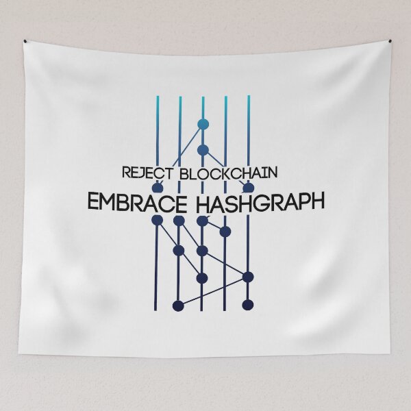 Item preview, Reject Blockchain Embrace Hashgraph designed and sold by OroboroCustom.