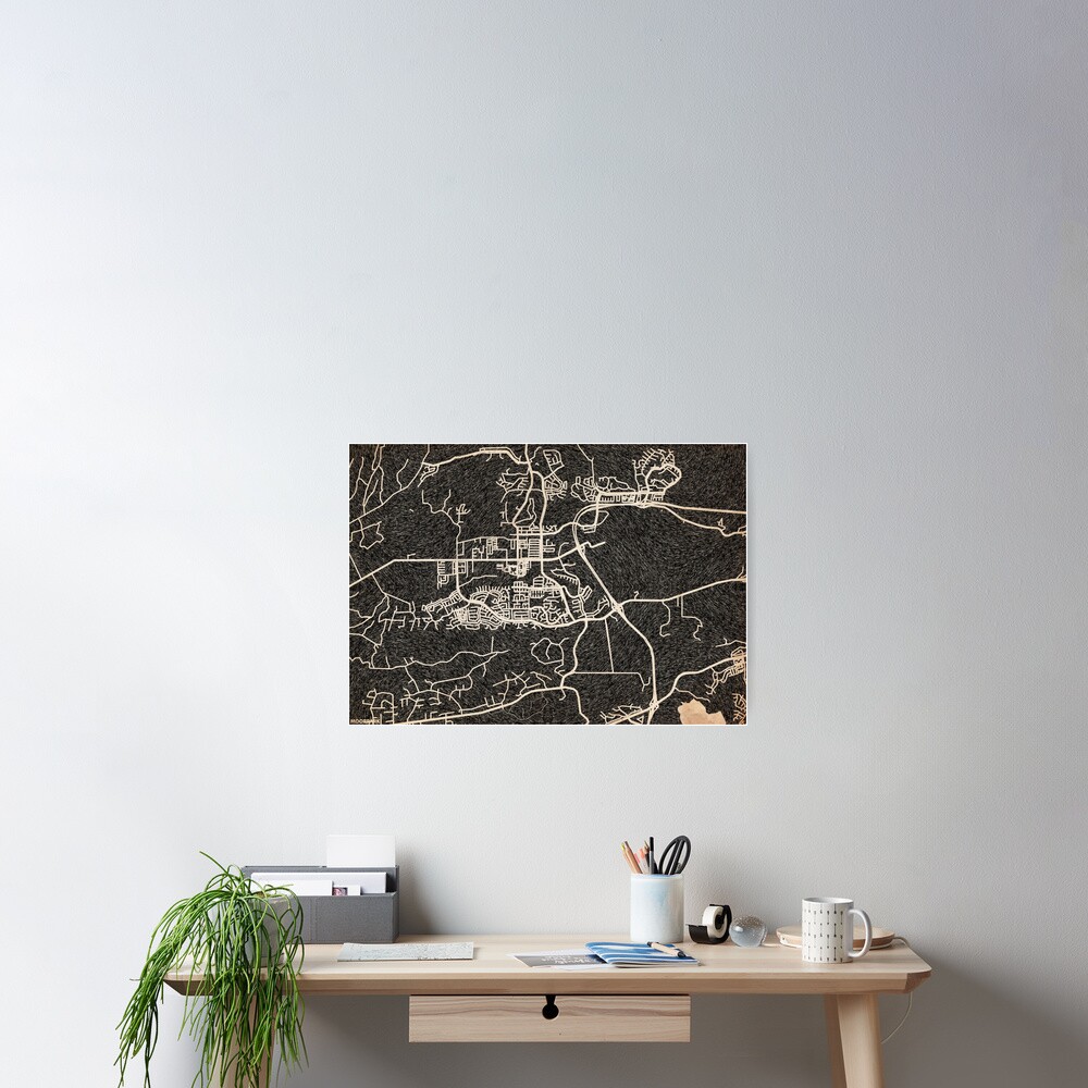 Aperçu de l'œuvre Poster créée et vendue par InkMaps.