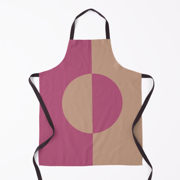Item preview, Brown Dark Pink Minimal Half Circle Design 2021 Color of the Year Canyon Dusk Plus Diva Glam designed and sold by ColorOfTheYears.
