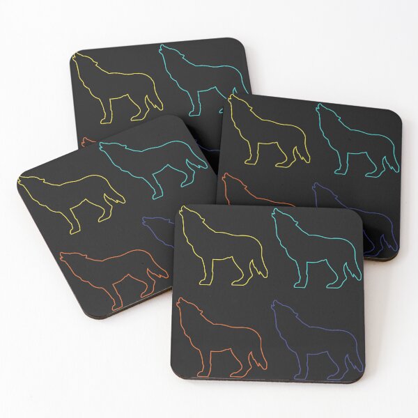 Item preview, Howling Wolf outline silhouette designed and sold by buhnka.