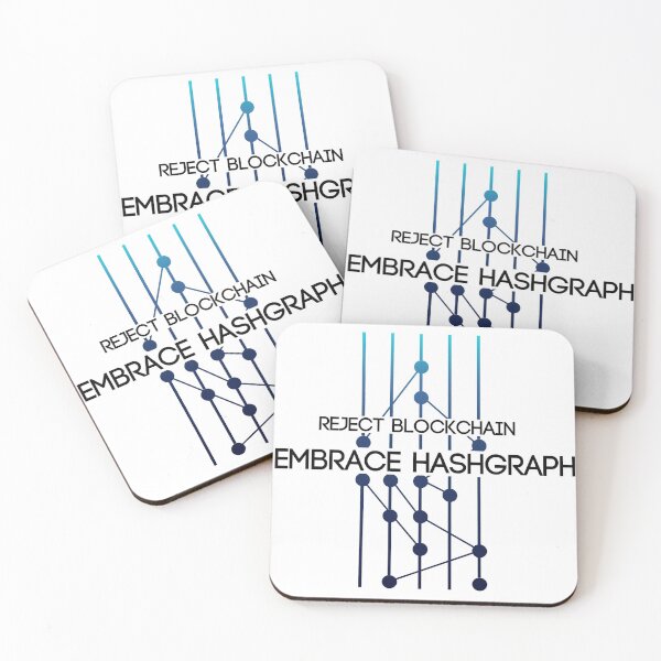 Item preview, Reject Blockchain Embrace Hashgraph designed and sold by OroboroCustom.