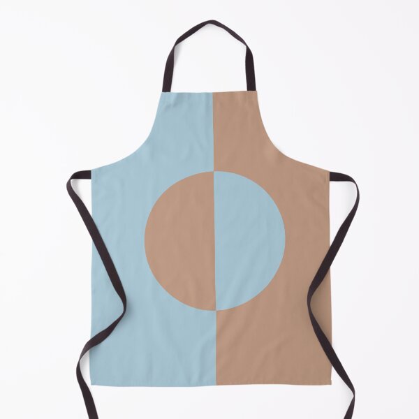 Item preview, Brown Pastel Blue Minimal Half Circle Design 2021 Color of the Year Canyon Dusk Plus Early September designed and sold by ColorOfTheYears.