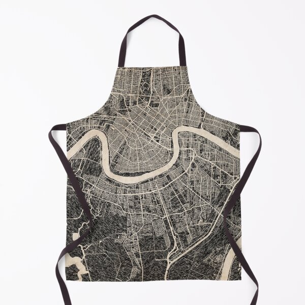 Item preview, NEW ORLEANS map Louisiana Ink lines designed and sold by InkMaps.