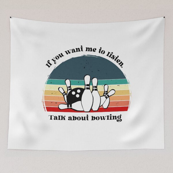 Item preview, If You Want Me To Listen Talk About bowling - funny bowlers gift  designed and sold by Shirtgame.