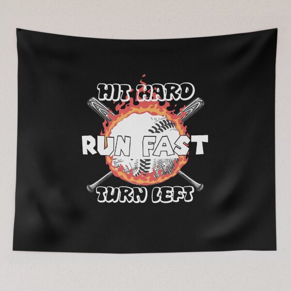 Item preview, Hit Hard Run Fast Turn Left designed and sold by ADAMYASS.