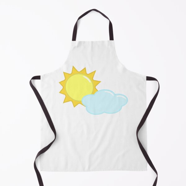 Item preview, Cute Sun and Cloud Weather Icon designed and sold by Kelly Leung.