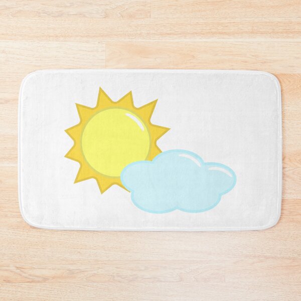 Item preview, Cute Sun and Cloud Weather Icon designed and sold by Kelly Leung.