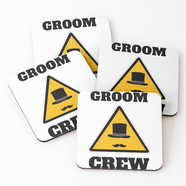 Item preview, Caution groom crew i do white designed and sold by daguilon.