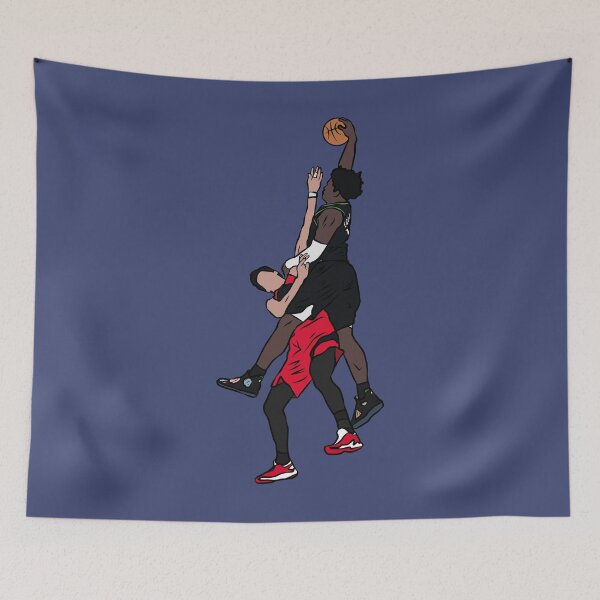 Item preview, Anthony Edwards Dunk On Yuta Watanabe designed and sold by RatTrapTees.