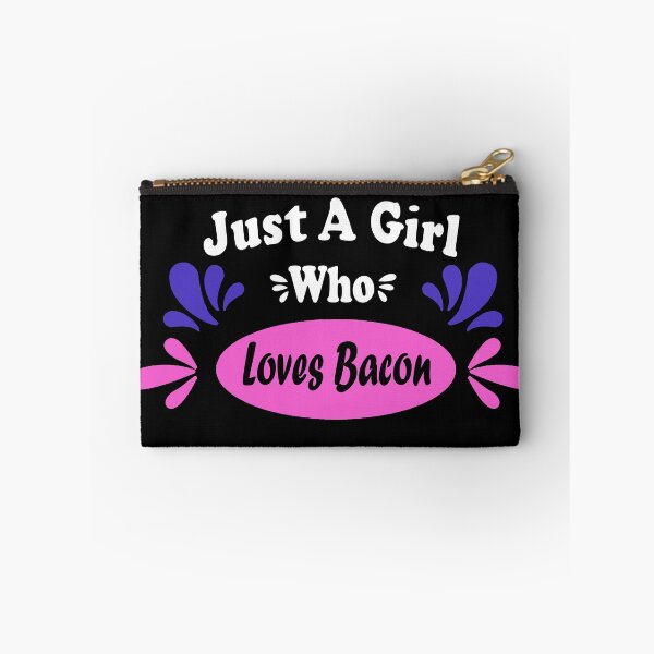 Item preview, Funny food quotes Just A Girl Who Loves Bacon, gift idea for girl, women, for lovers Bacon, food, cooking designed and sold by Mac Store.