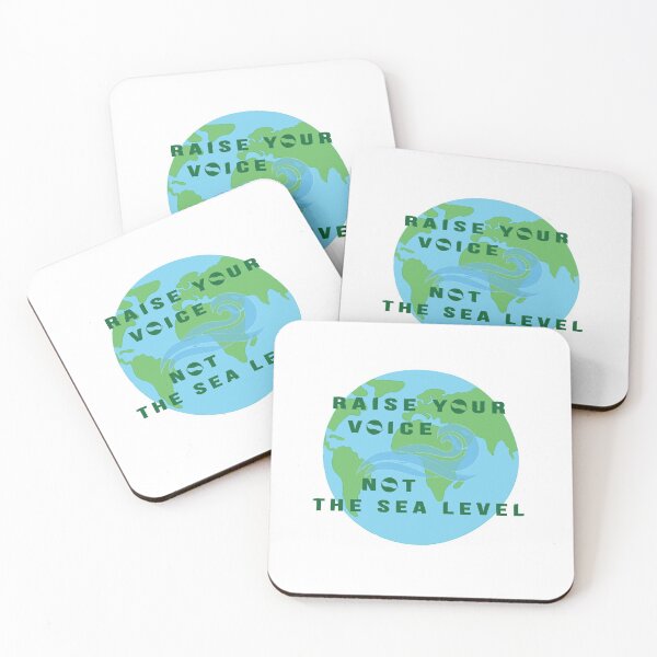 Item preview, Raise your voise, not the sea level designed and sold by KindToThePlanet.