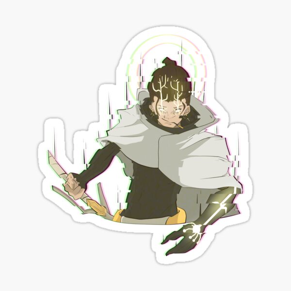 Elijah Power Glitch Sticker