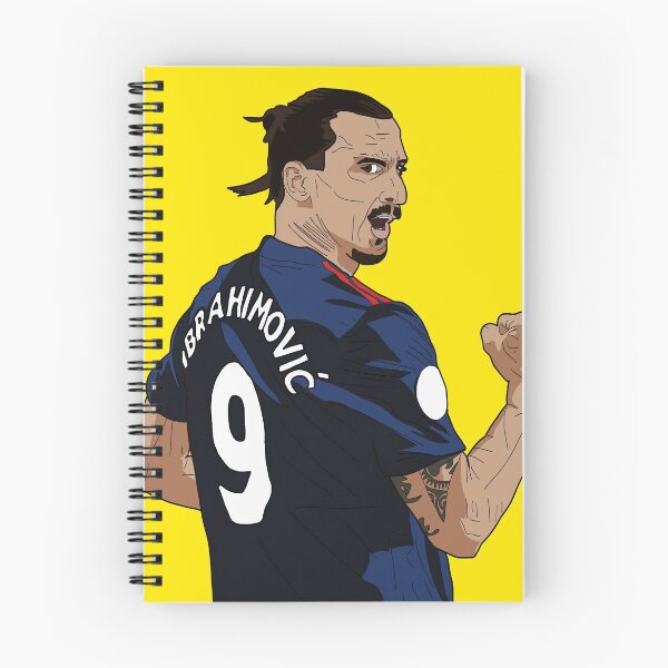 Artikelvorschau, Zlatan Ibrahimovic Illustration entworfen und verkauft von TheSportsDraw.