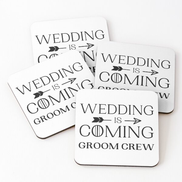 Item preview, Wedding is coming groom crew i do white designed and sold by daguilon.