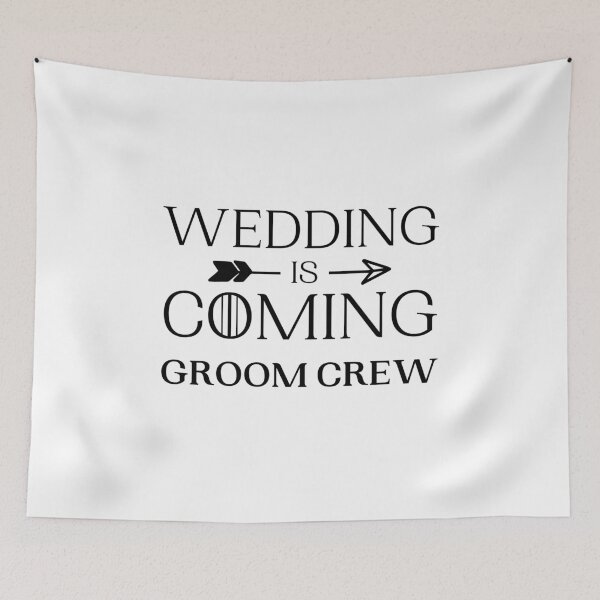Item preview, Wedding is coming groom crew i do white designed and sold by daguilon.