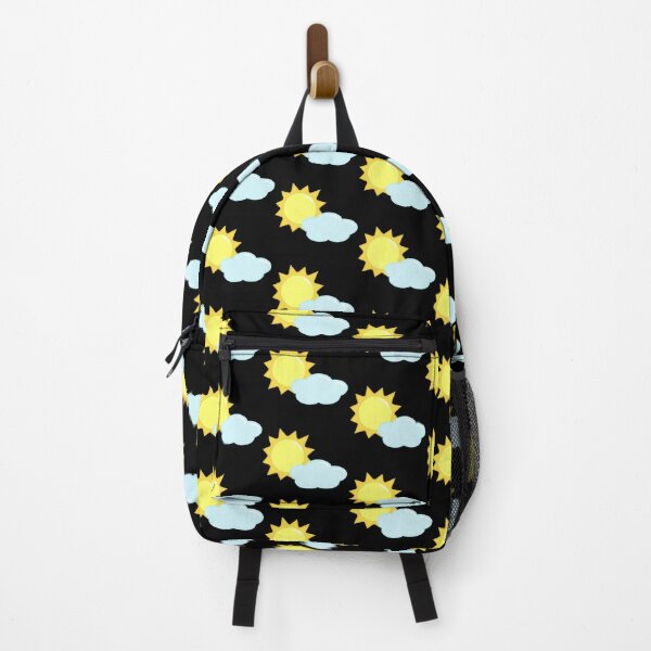 Item preview, Cute Sun and Cloud Weather Icon in Black designed and sold by Kelly Leung.