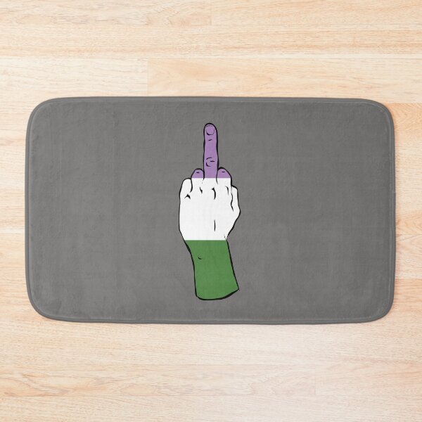 Item preview, Genderqueer Pride Middle Finger designed and sold by Alrkeaton.