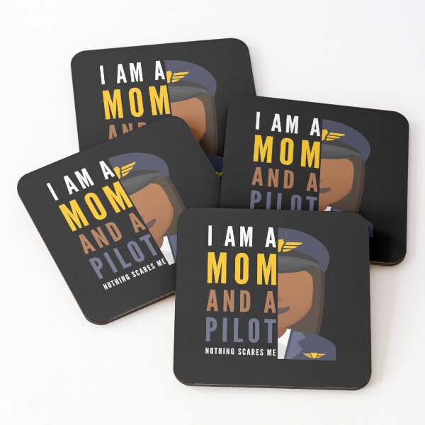 Item preview, I am a mom and pilot, nothing scares me designed and sold by mwebba2005.