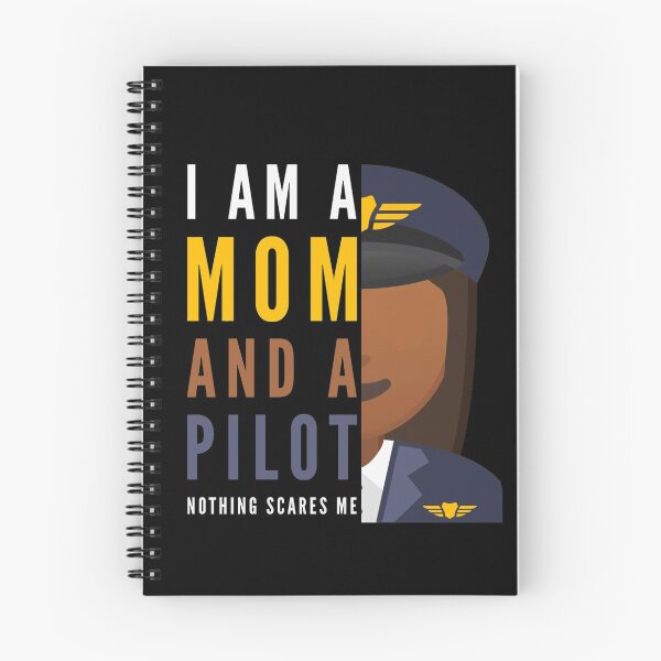 Item preview, I am a mom and pilot, nothing scares me designed and sold by AW2 Designs.