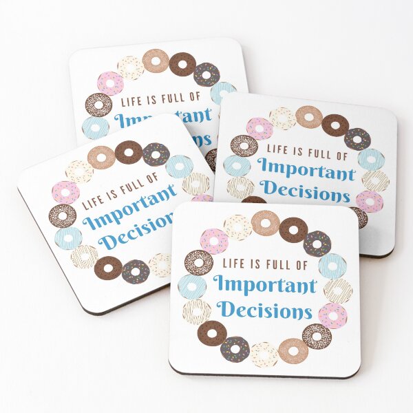 Item preview, Donut Decisions designed and sold by MSwiftDesigns.