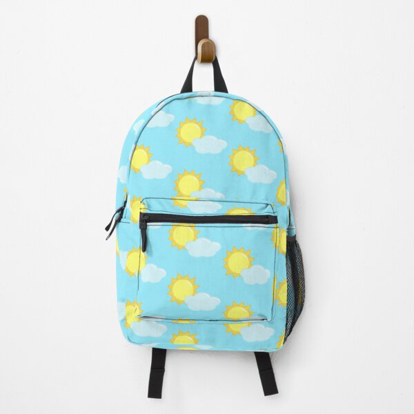Item preview, Cute Sun and Cloud Weather Icon in Light Blue designed and sold by Kelly Leung.