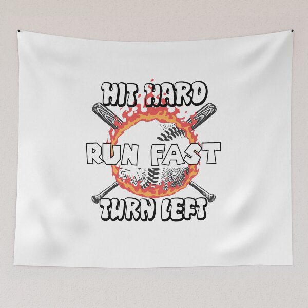 Item preview, Hit Hard Run Fast Turn Left designed and sold by ADAMYASS.